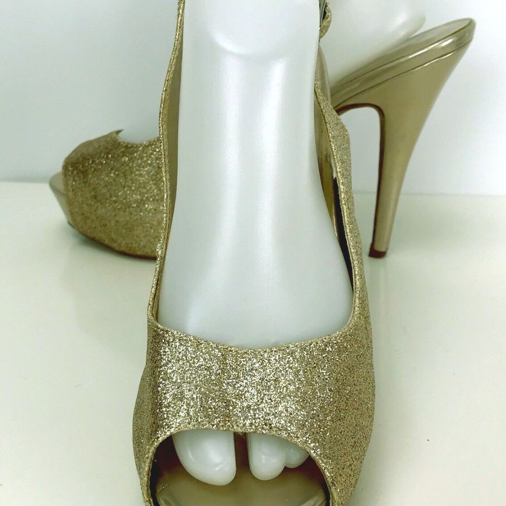 Michaelangelo Vice Gold Spark Sling 10 M Open Toe